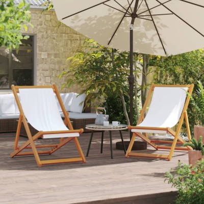 Folding beach chairs, 2...