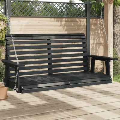 Garden swing-bench with...