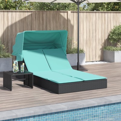 Double sunbed with canopy...