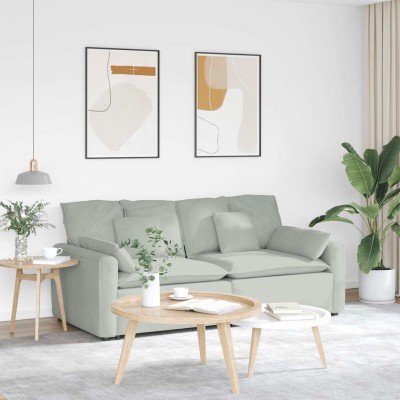 Modular sofa with cushions,...