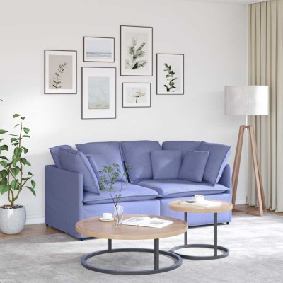 Modular sofa with cushions,...