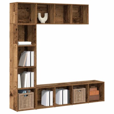 Bookcases, 3 pcs., old...