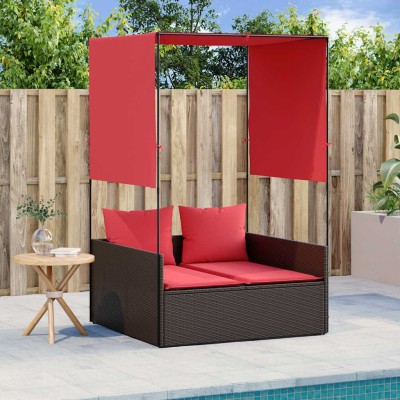 Double sun lounger with...