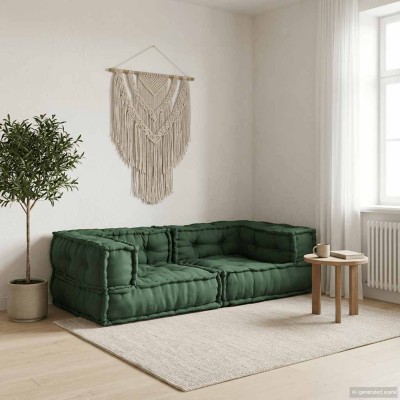 Two-seater modular sofa,...