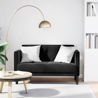 Double sofa, black, 111 cm,...