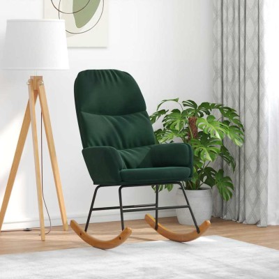 Rocking chair, dark green,...