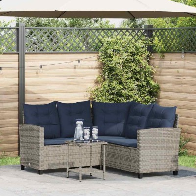 Garden sofa with table and...