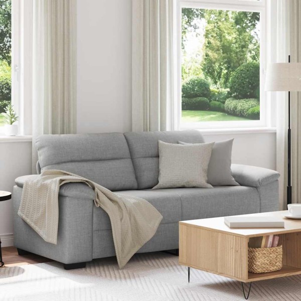 Double sofa, cloud gray, 180x81x84 cm, fabric