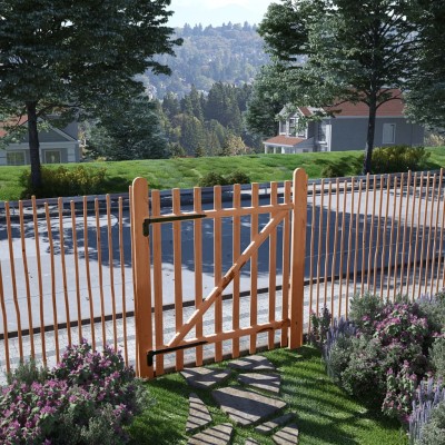 Fence gate, impregnated...