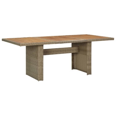 Garden dining table, brown,...