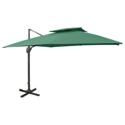 Canopy umbrella with double...