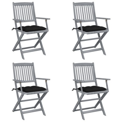 Folding outdoor chairs with...