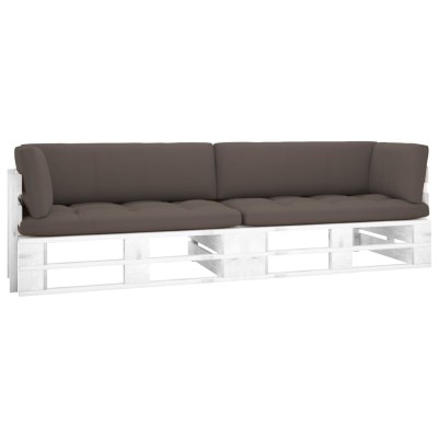 Double sofa made of pallets...