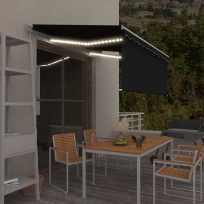 Manual retractable awning,...