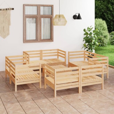 Garden lounge set, 9 parts,...
