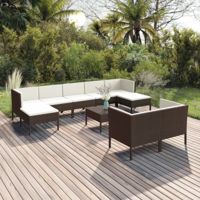 Garden set with cushions,...