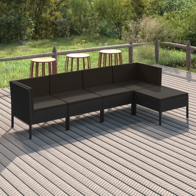 Garden set with cushions, 5...