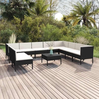 Garden set with cushions,...