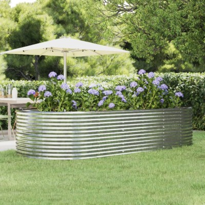 High garden bed, silver,...