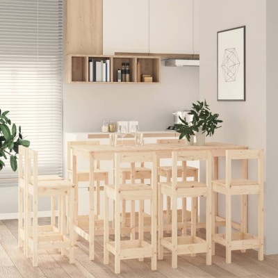Bar furniture set, 9 parts,...