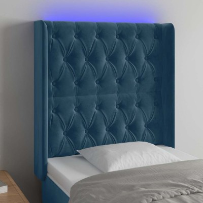 Headboard with LED, dark...