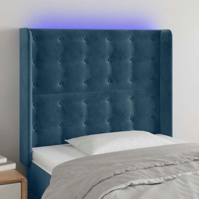 Headboard with LED, dark...