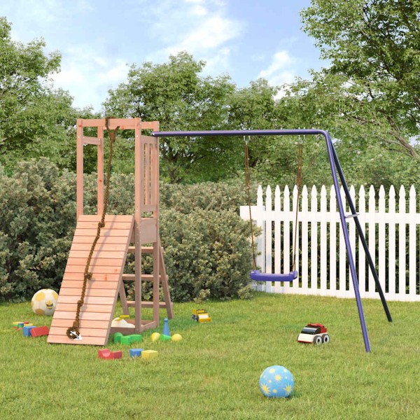 Outdoor playground set, solid Douglas fir