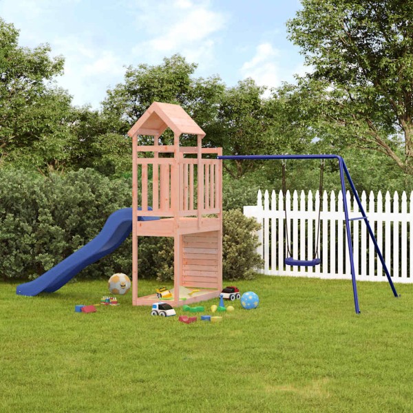 Outdoor playground set, solid Douglas fir