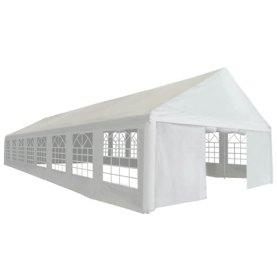 Event tent, white, 6x16m, PE