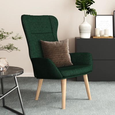 Lounge chair, dark green,...