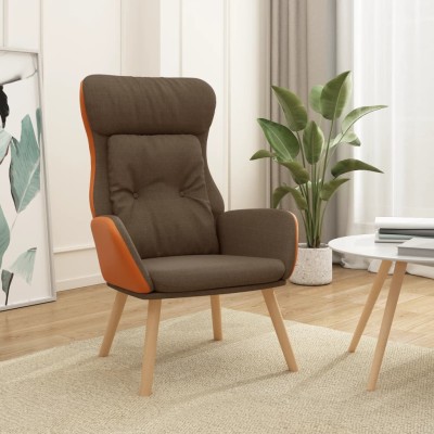 Lounge chair, brown, fabric...