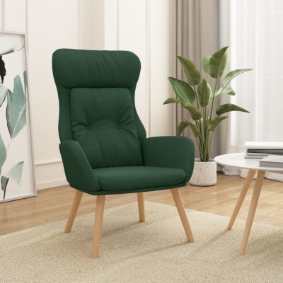 Lounge chair, dark green,...