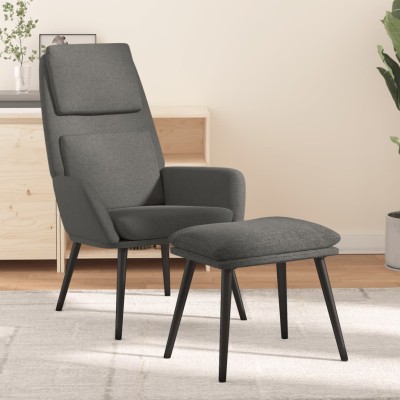 Lounge chair with stool,...
