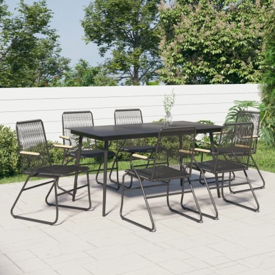 Garden dining set, 7...
