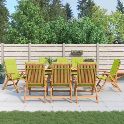 Reclining garden chairs...
