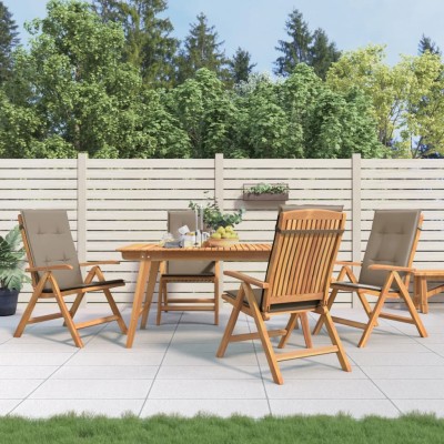 Reclining garden chairs...