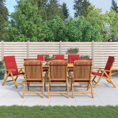 Reclining garden chairs...