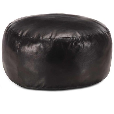 Pouf, black, 60x30 cm,...