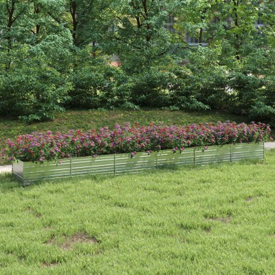 High garden bed, silver,...