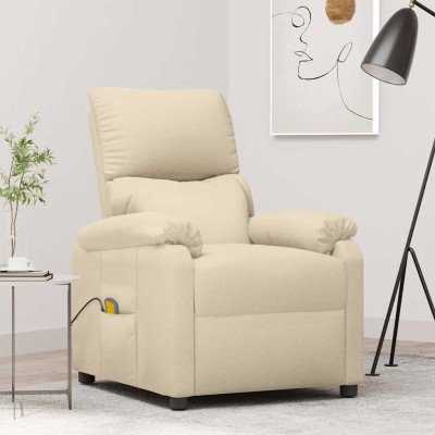 Massage chair, cream color,...
