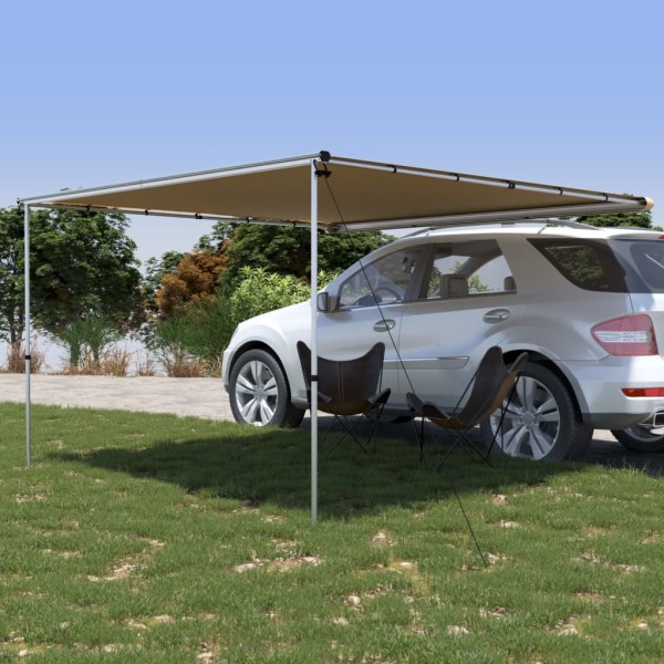 Awning for mobile home, beige, 3x3x2.15m