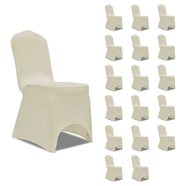 Seat Covers, 18pcs., creamy, strained (3x241199)