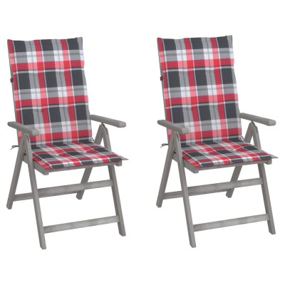 Reclining garden chairs...