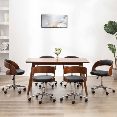 Dining room chairs, 6 pcs.,...