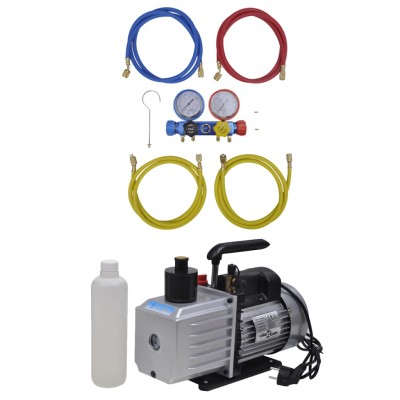 Vacuum pump with 4-way...