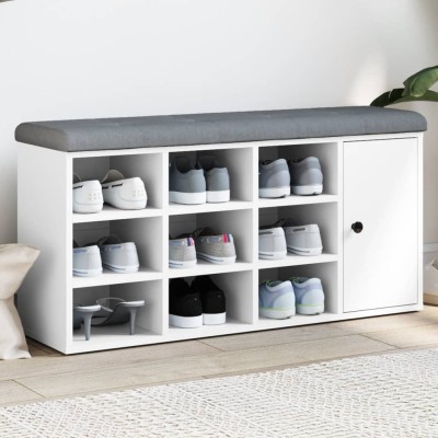 Shoe bench, white,...