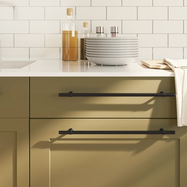 Cabinet handles, 20pcs., black, stainless steel