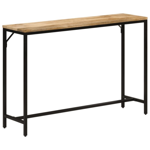 Console table, 110x30x75cm, solid mango and iron