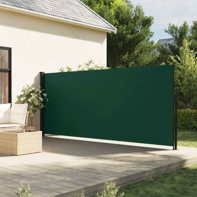 Retractable side awning,...