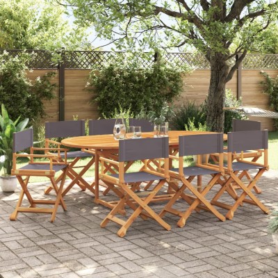 Folding garden chairs, 8...